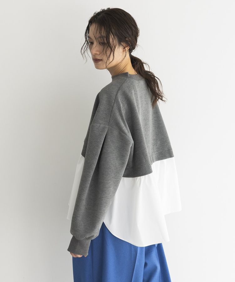 GARAGE OF GOOD CLOTHING「異素材MIXモックネックプルオーバー」|Tシャツ・カットソー|