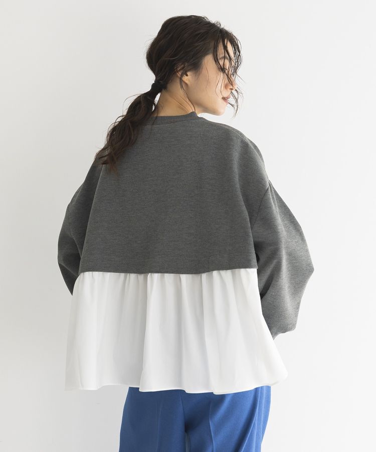 GARAGE OF GOOD CLOTHING「異素材MIXモックネックプルオーバー」|Tシャツ・カットソー|