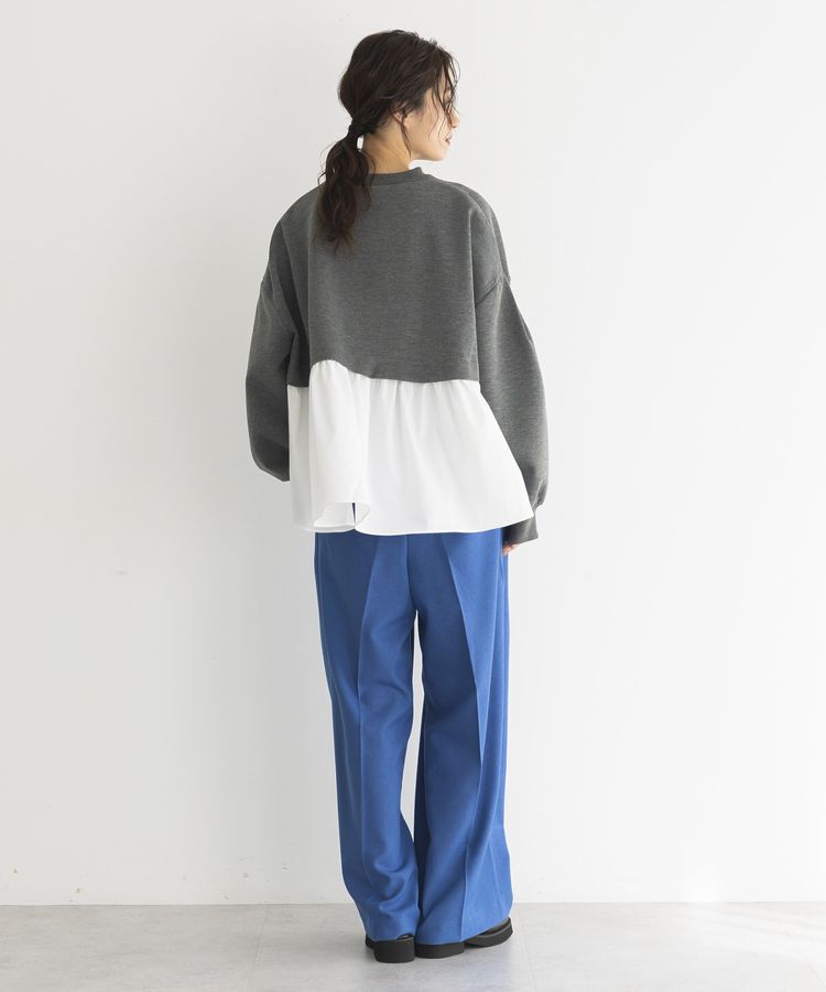 GARAGE OF GOOD CLOTHING「異素材MIXモックネックプルオーバー」|Tシャツ・カットソー|