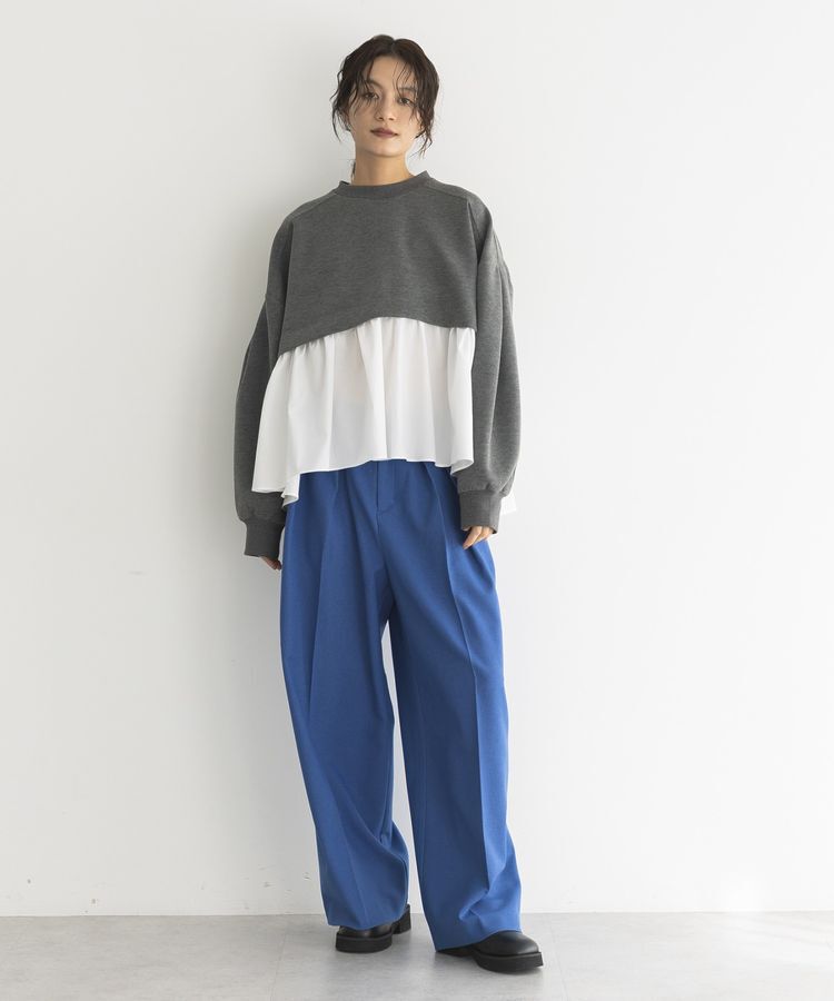 GARAGE OF GOOD CLOTHING「異素材MIXモックネックプルオーバー」|Tシャツ・カットソー|