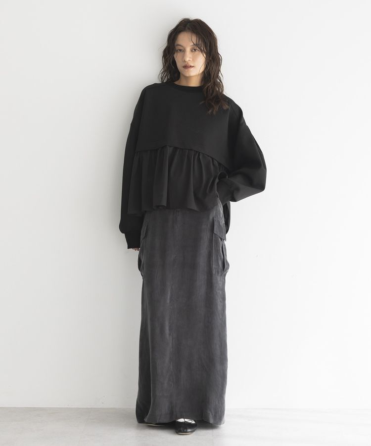 GARAGE OF GOOD CLOTHING「異素材MIXモックネックプルオーバー」|Tシャツ・カットソー|