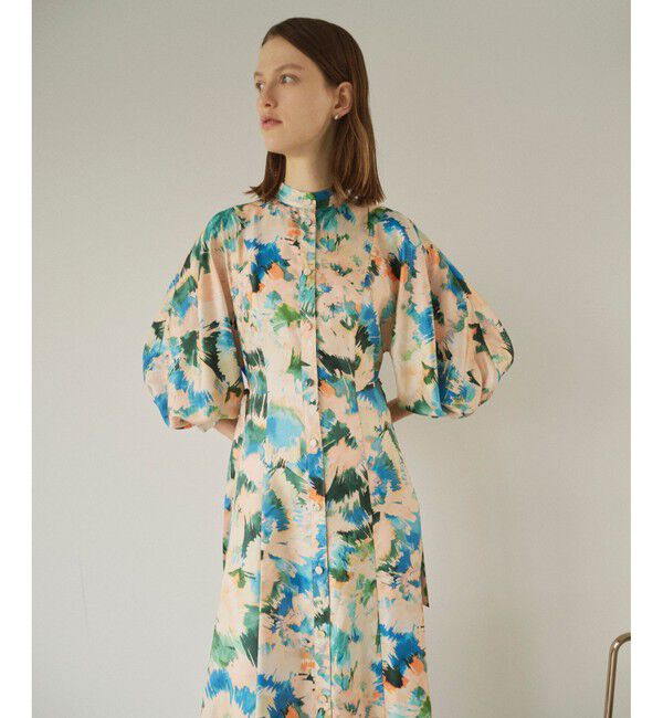 allureville「スイサイフラワードルマンスリーブワンピース」|ワンピース|