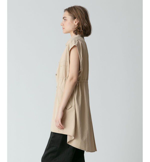 allureville「サファリノースリーブジレ」|ベスト・ジレ|