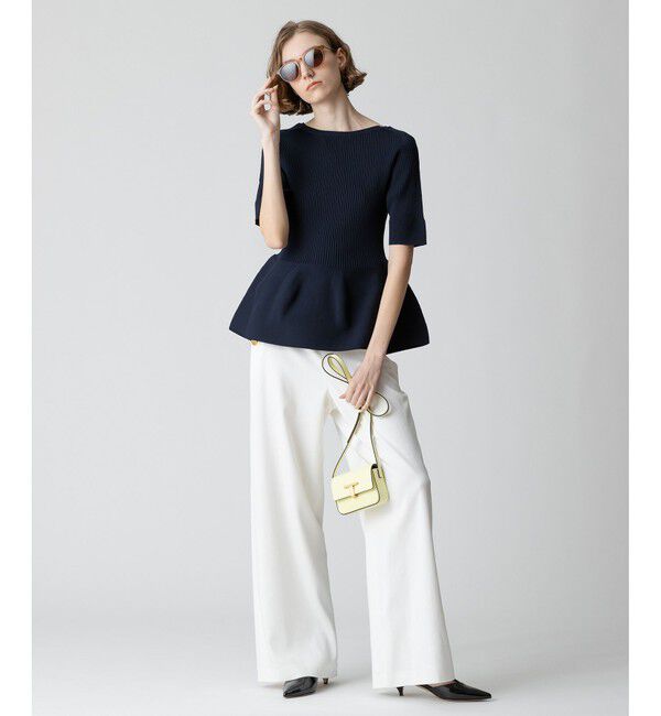 allureville「デニムライクマリンパンツ」|チノ|