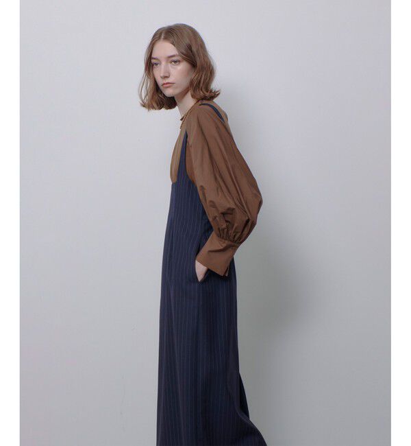 allureville「Uネックラインジャンパースカート」|ジャンパースカート|