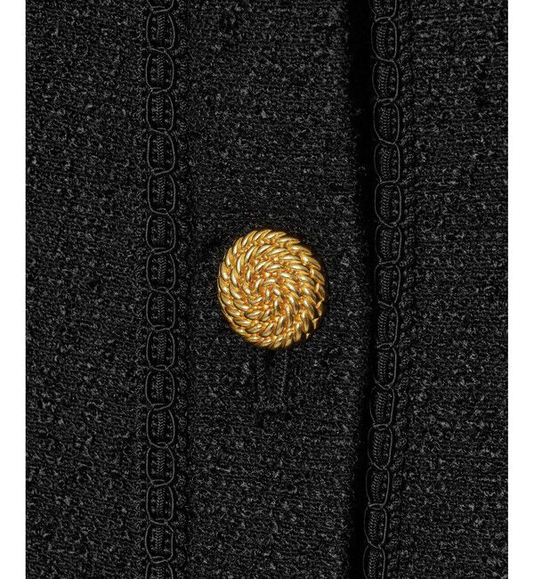 LOULOU WILLOUGHBY「【LOULOU WILLOUGHBY】リングツイードステンカラージャケット」|その他|