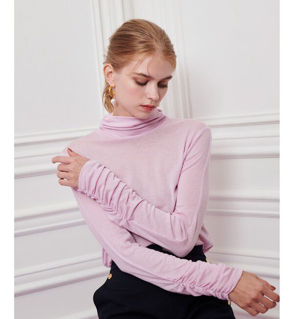 LOULOU WILLOUGHBY「【LOULOU WILLOUGHBY】シルクジャージプルオーバー」|Tシャツ・カットソー|