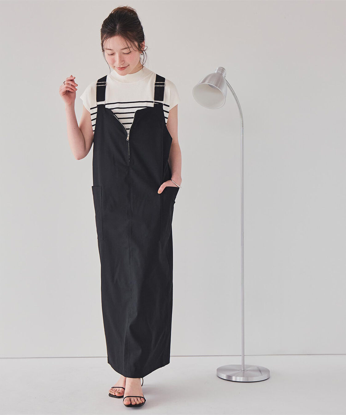 titivate「ベーシックフレンチスリーブライトニット」|ニット・セーター|