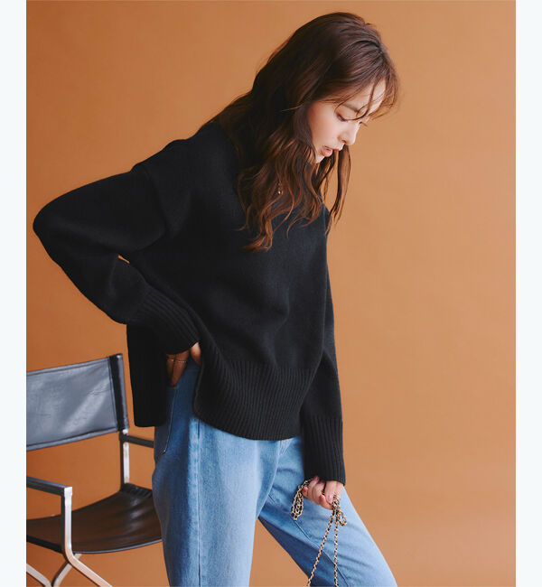 titivate「タートルネックベーシックニット」|ニット・セーター|