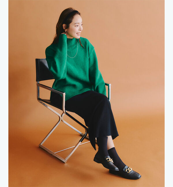 titivate「タートルネックベーシックニット」|ニット・セーター|