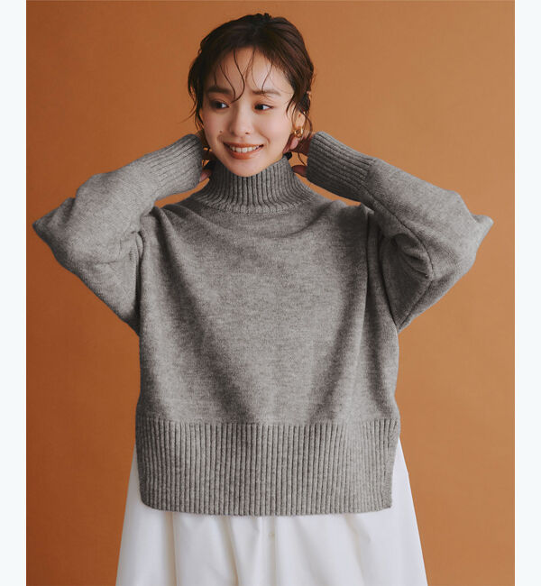 titivate「タートルネックベーシックニット」|ニット・セーター|