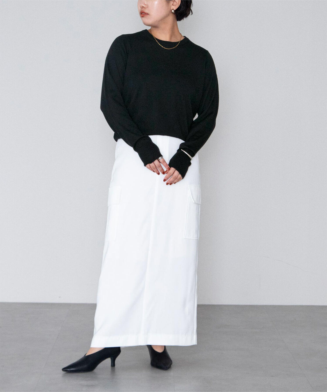 ur's「クルーネックハイゲージニット」|ニット・セーター|