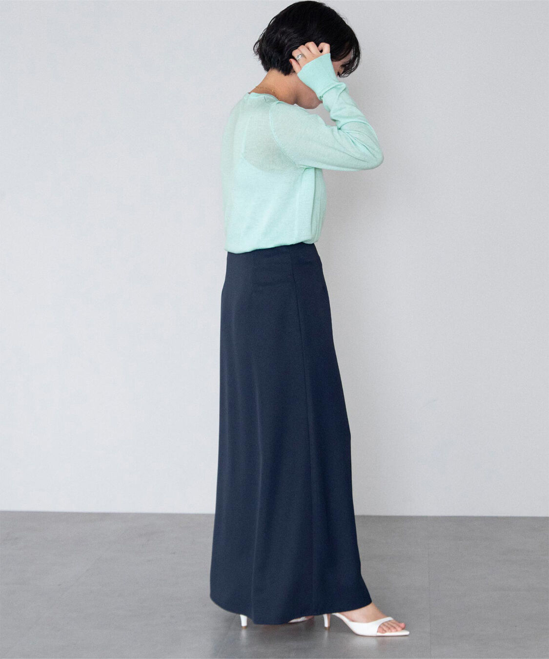 ur's「クルーネックハイゲージニット」|ニット・セーター|