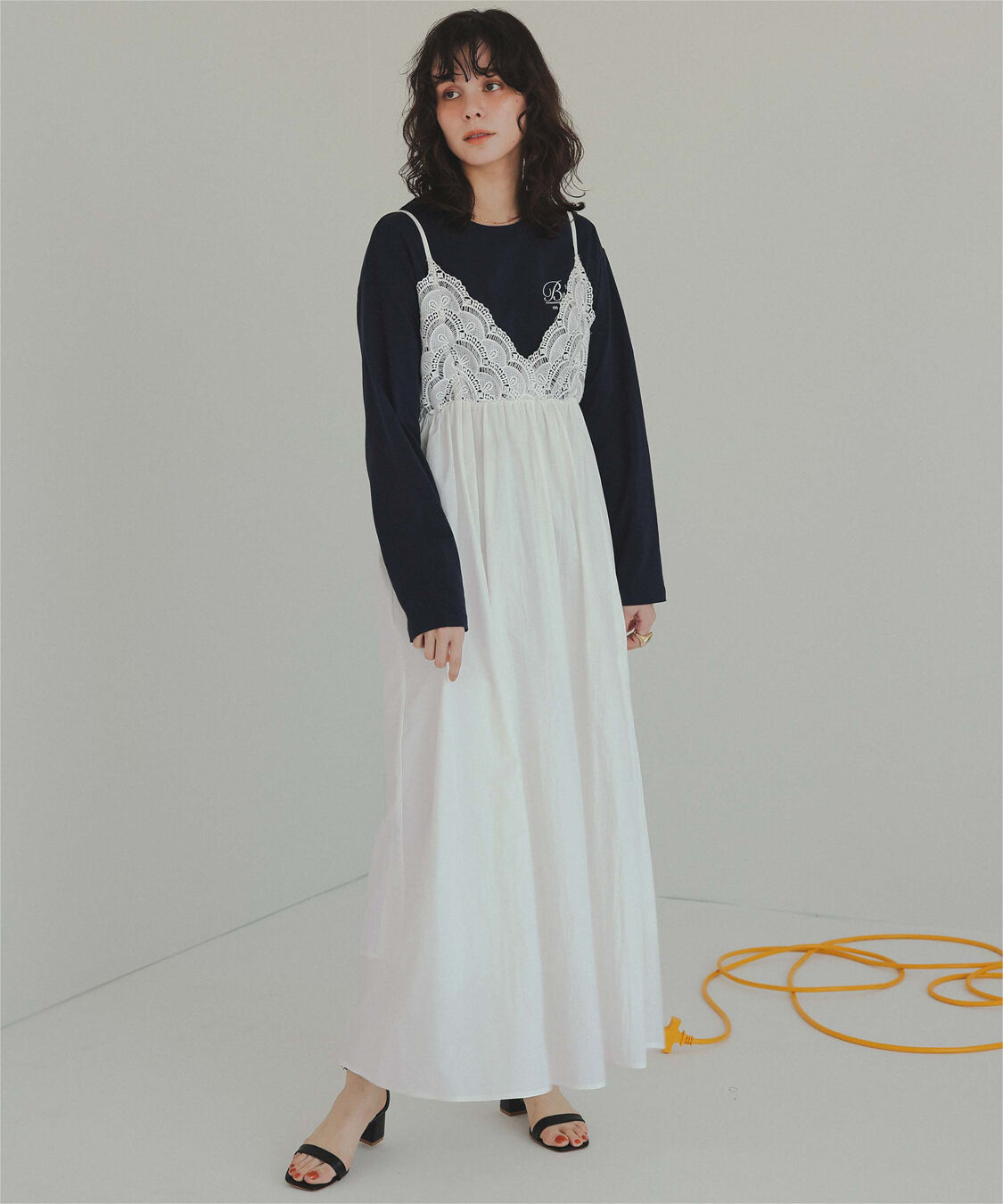 titivate「バストレースキャミソールワンピース」|ワンピース|