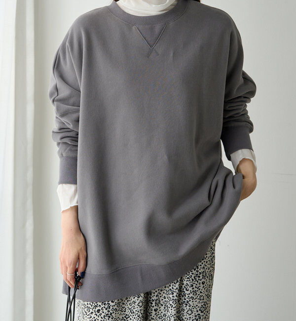  「コットンシアーハイネックカットソー」|プルオーバー|