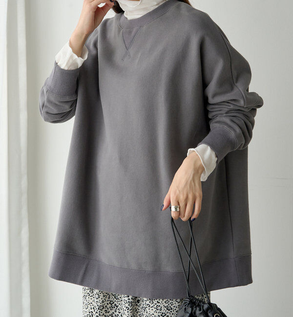  「コットンシアーハイネックカットソー」|プルオーバー|