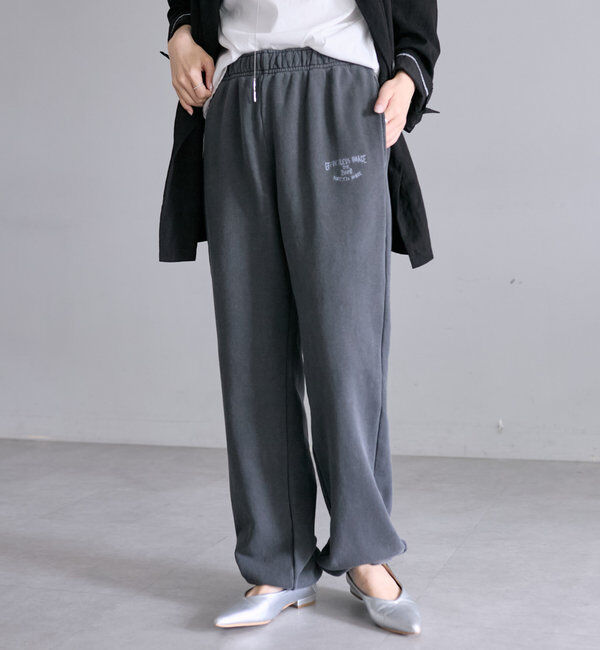  「【3色展開】ワンポイントロゴ刺繍スウェットパンツ」|その他|