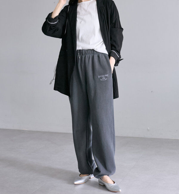  「【3色展開】ワンポイントロゴ刺繍スウェットパンツ」|その他|