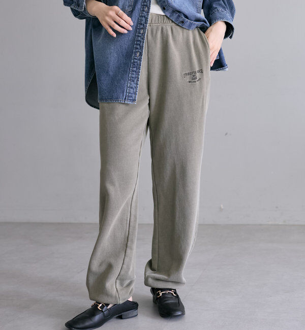  「【3色展開】ワンポイントロゴ刺繍スウェットパンツ」|その他|