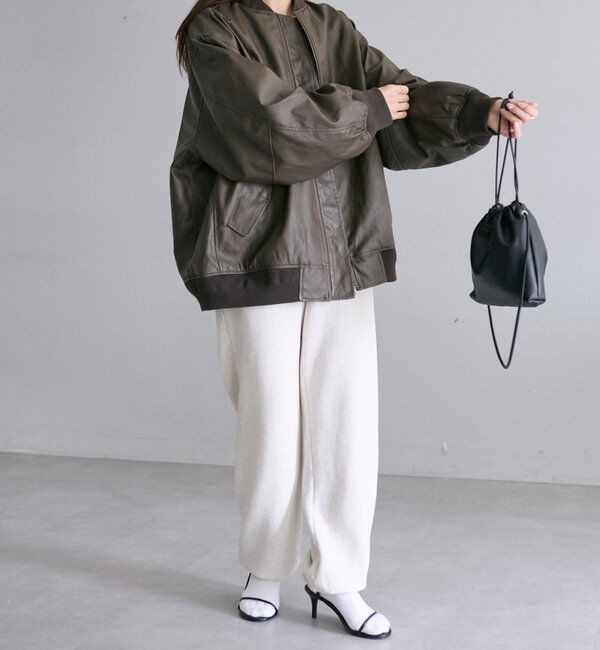  「【3色展開】ワンポイントロゴ刺繍スウェットパンツ」|その他|