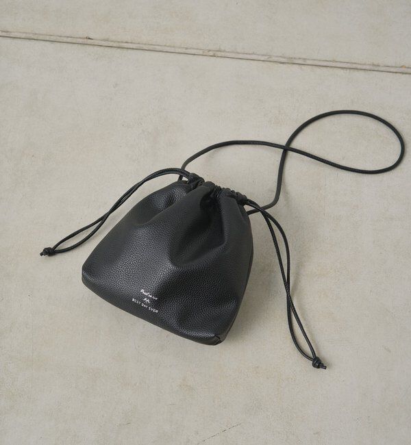  「【リバイバル/新色登場】フェイクレザー巾着バッグ」|ショルダー・メッセンジャー|