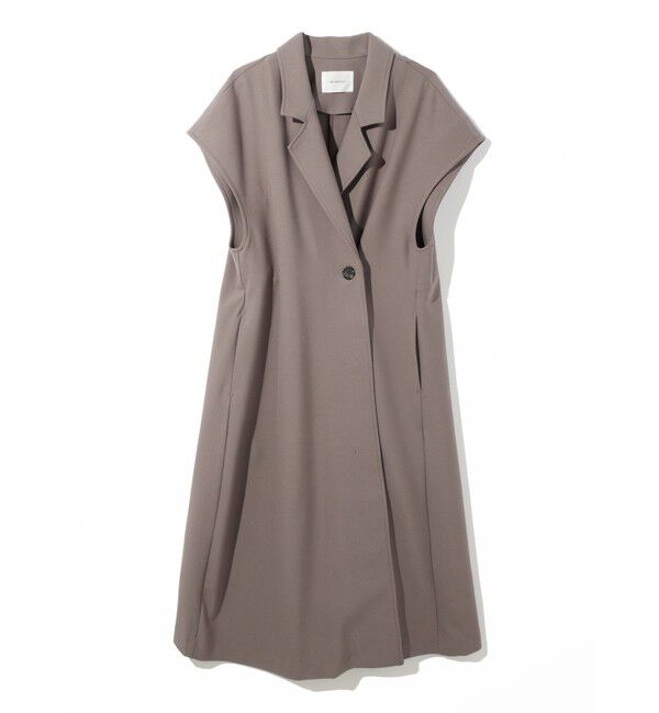 MIDIUMISOLID「MIDIUMISOLID for Ladies テーラードジレワンピース」|ワンピース|