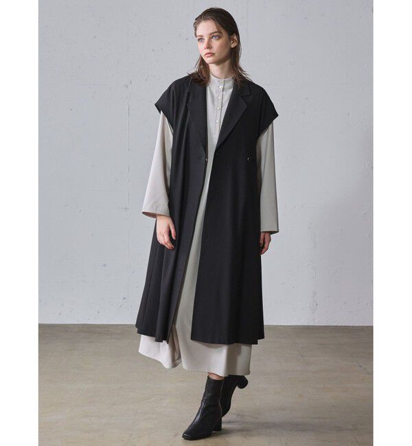 MIDIUMISOLID「MIDIUMISOLID for Ladies テーラードジレワンピース」|ワンピース|