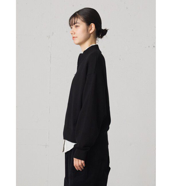 MidiUmi「MidiUmi ハイネックジップカーディガン」|カーディガン|