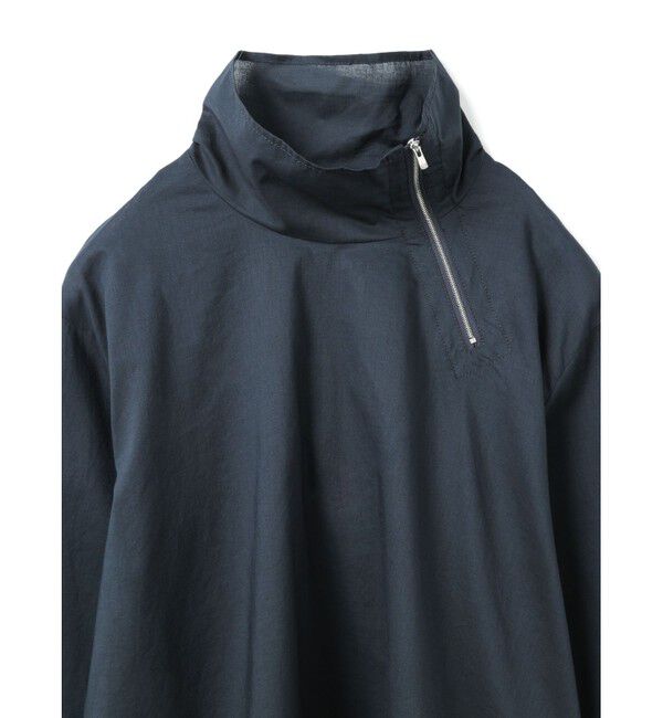 mizuiro ind「mizuiro ind ジップハイネックカラープルオーバー」|シャツ・ブラウス|