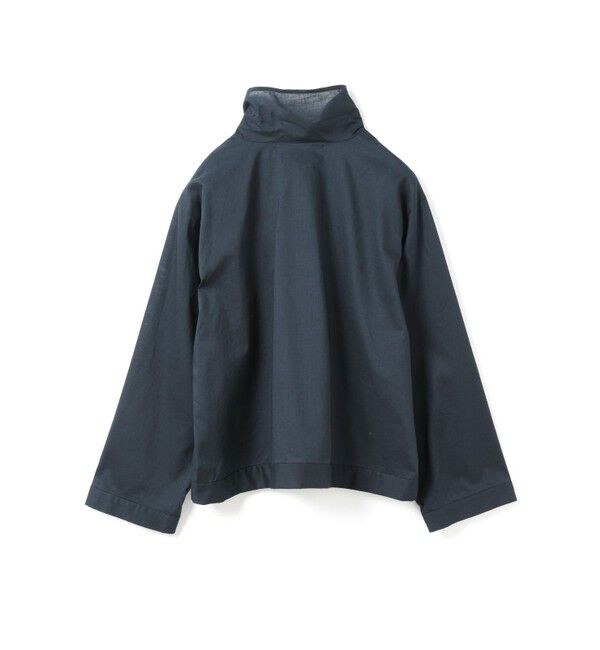 mizuiro ind「mizuiro ind ジップハイネックカラープルオーバー」|シャツ・ブラウス|