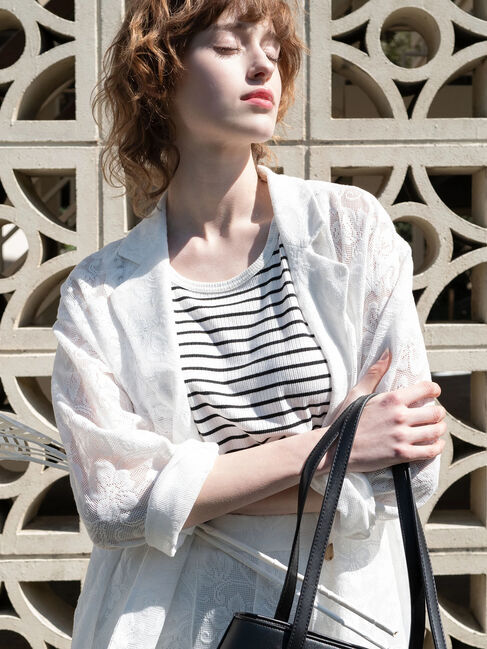 Te chichi TERRASSE「【セットアップ可】レーステーラードジャケット《2025summer catalog item》」|その他|