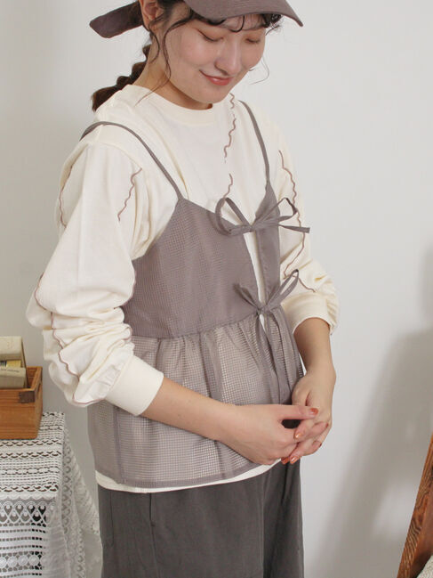 Samansa Mos2「メローインナーSETシアービスチェ」|シャツ・ブラウス|