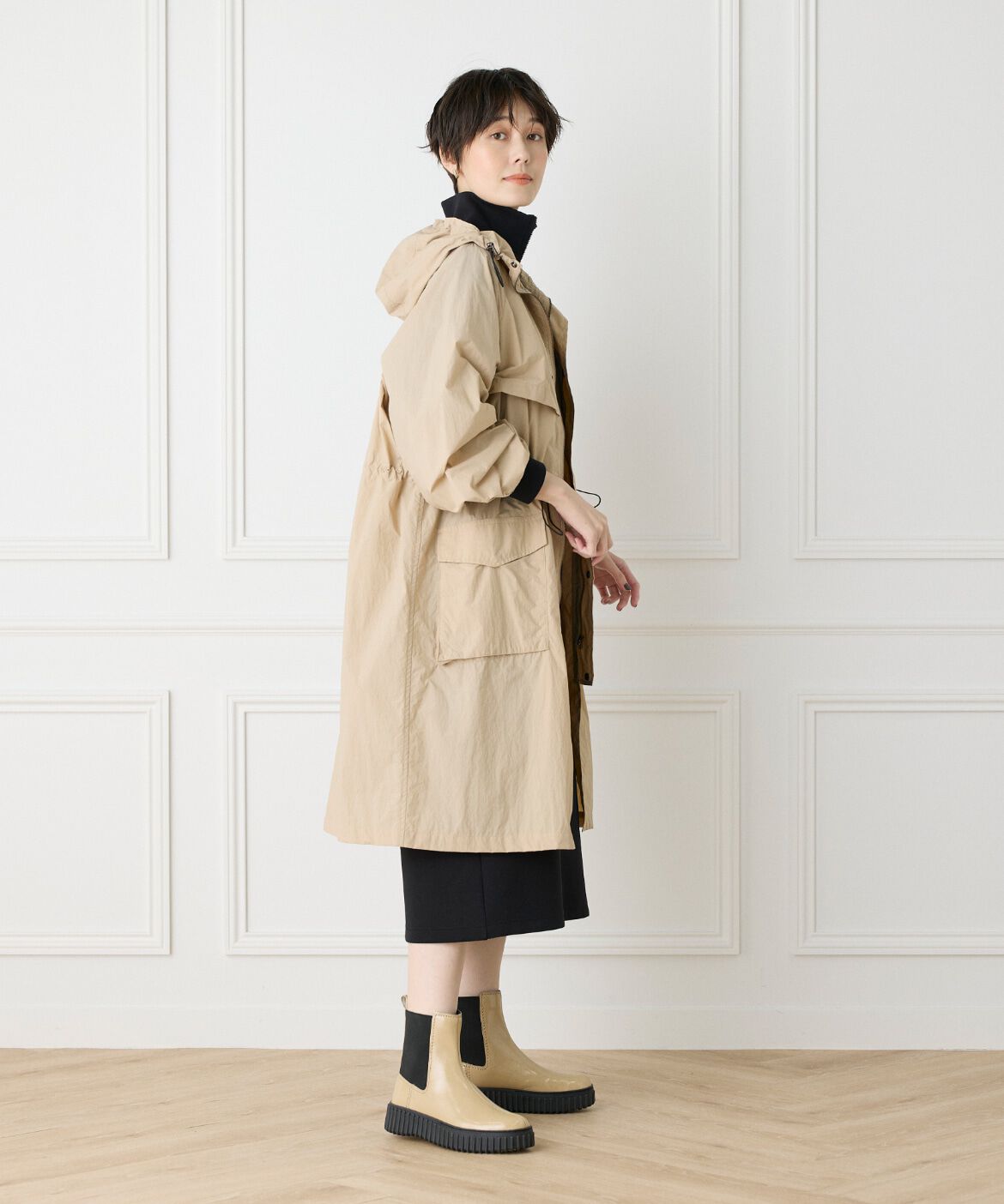 DAY by DAY it&rsquo;s international「撥水モッズコート」|その他|ベージュ2