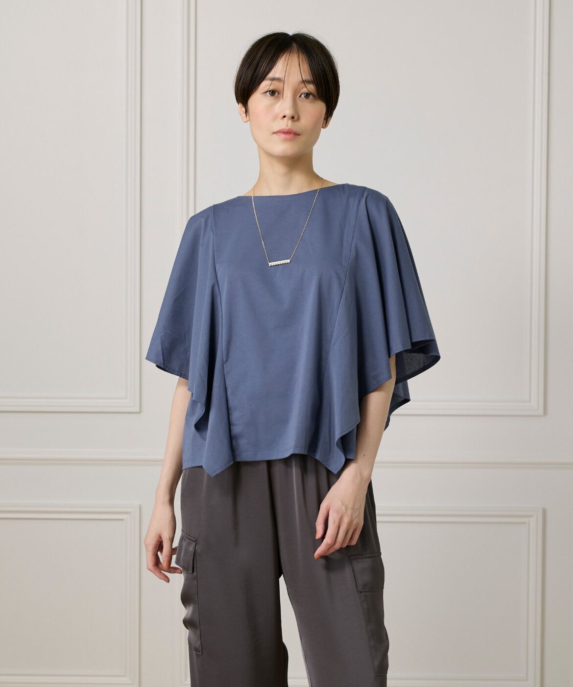 7-IDconcept.「パールバー ゴールドネックレス」|その他|