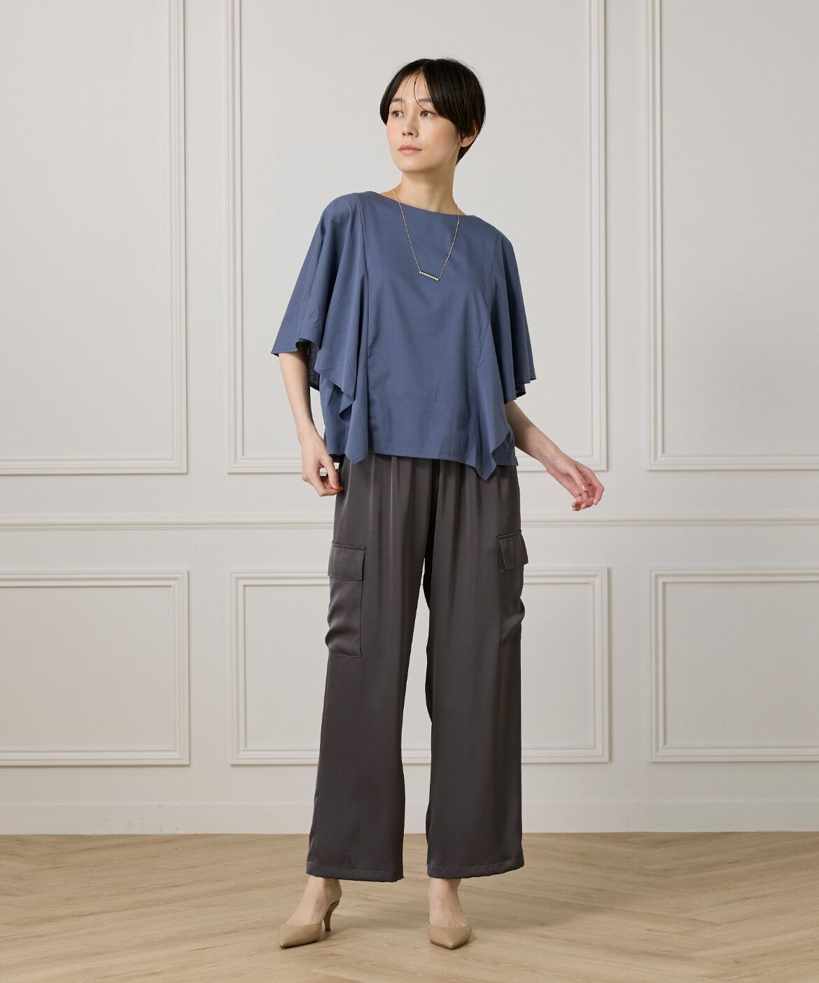 7-IDconcept.「パールバー ゴールドネックレス」|その他|