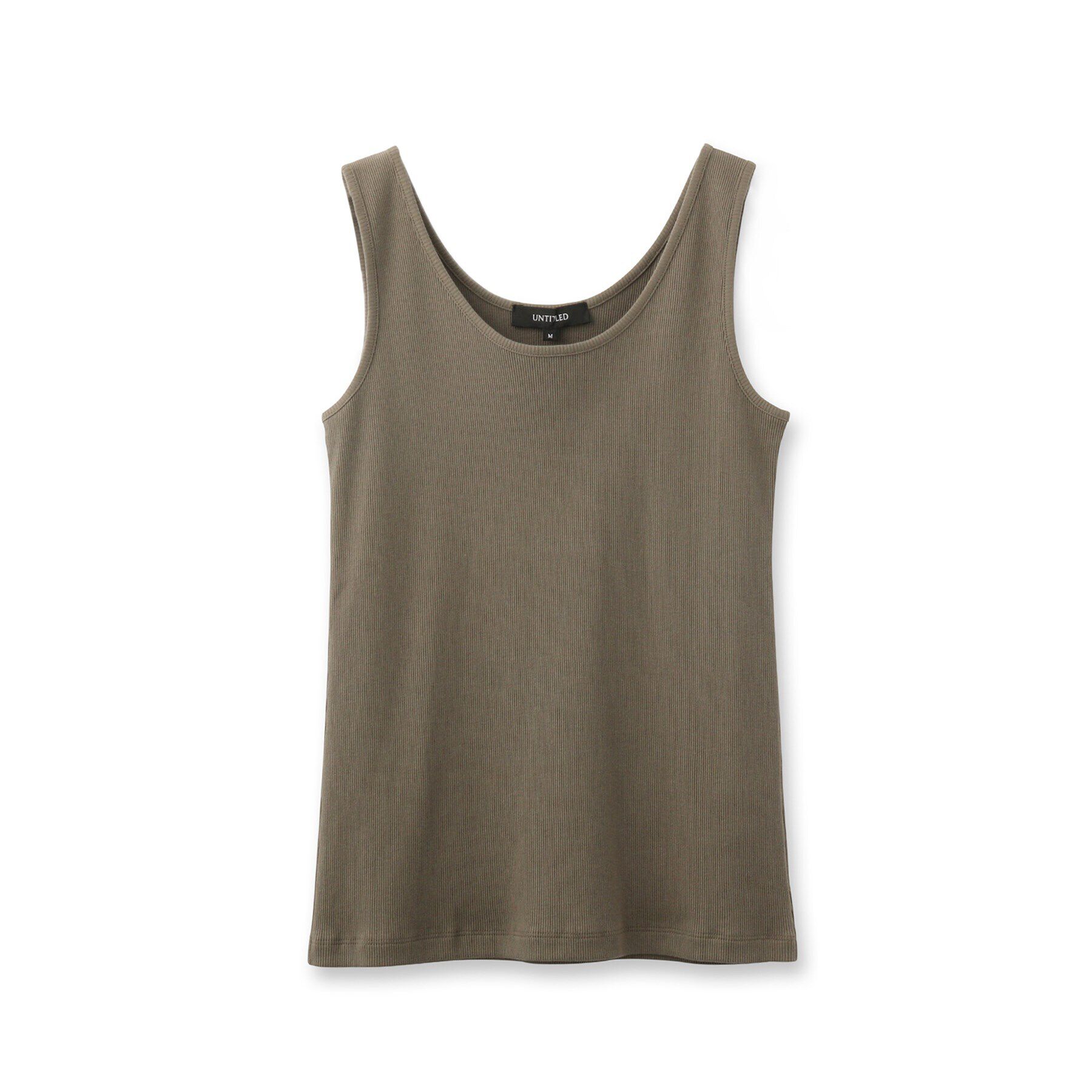 UNTITLED「コットンテレコタンクトップ」|キャミソール|