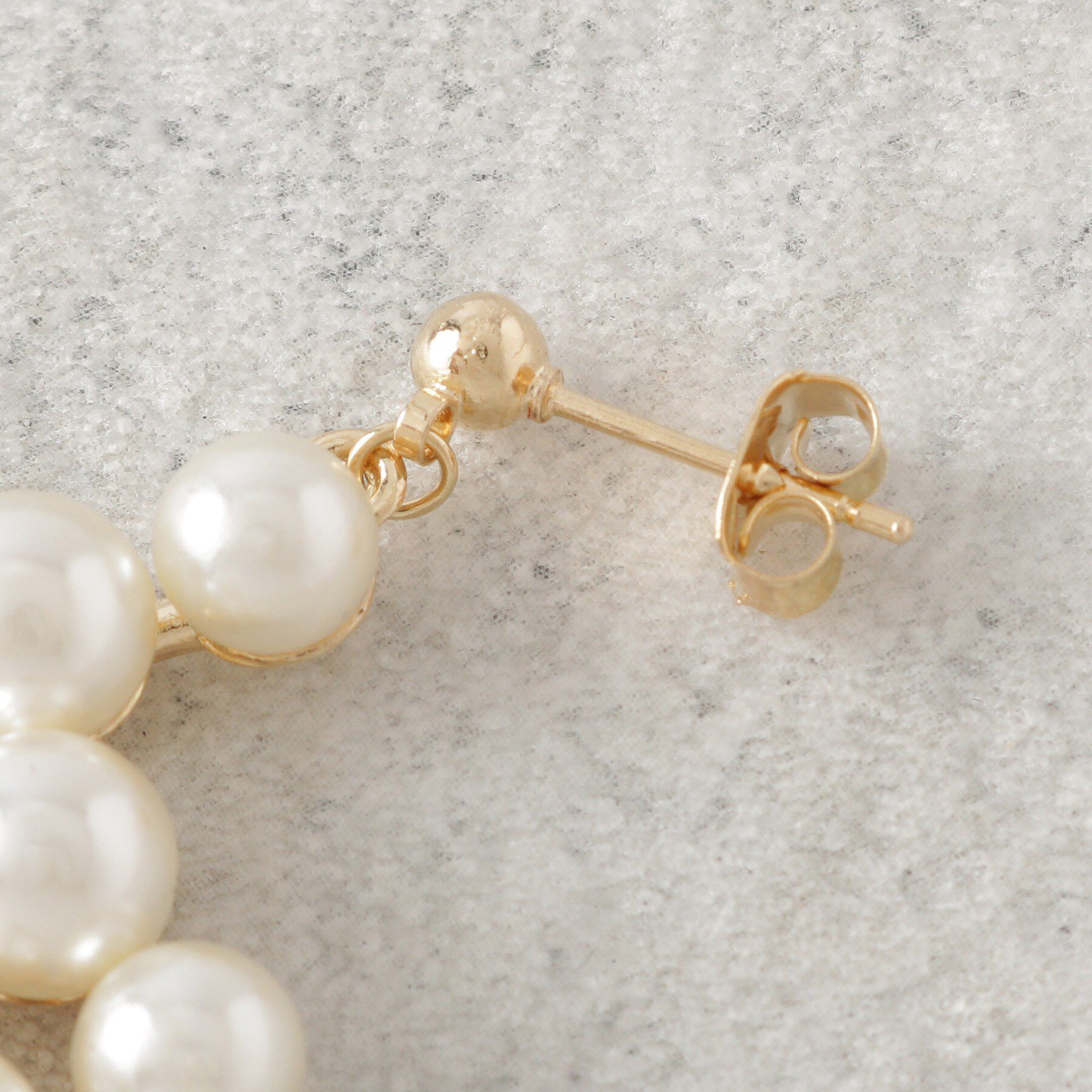 COUP DE CHANCE「グレープパール調／パール調ピアス」|ピアス|