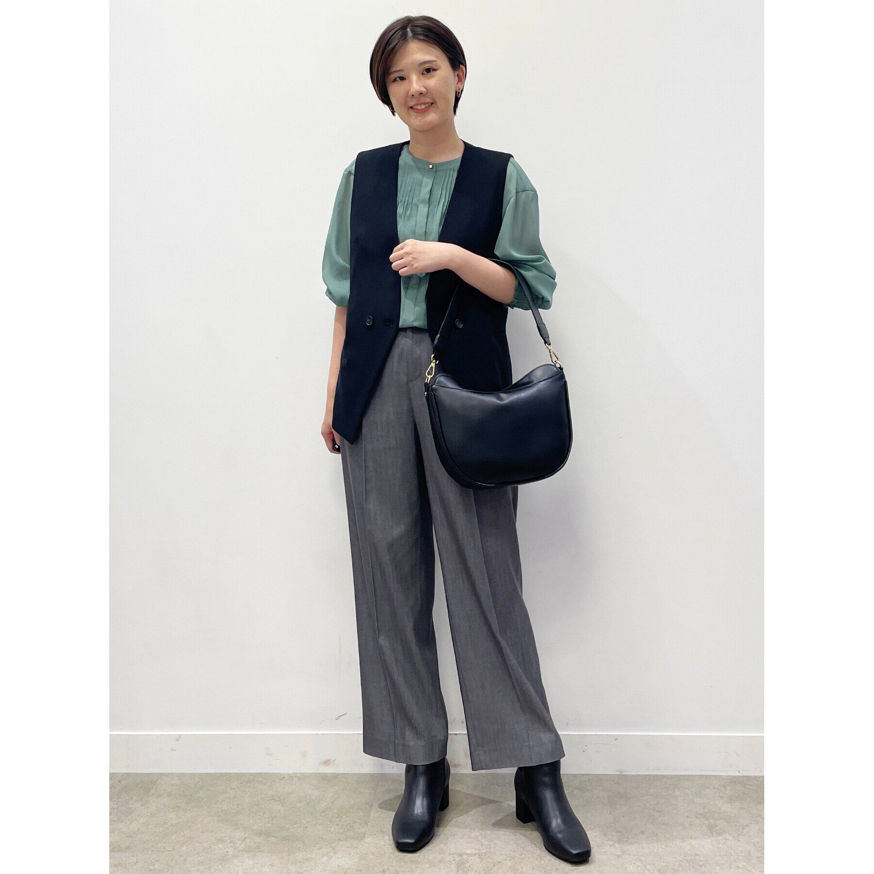 Reflect「【SALE／接触冷感／洗える】デニム調ストレートシルエットパンツ」|その他|