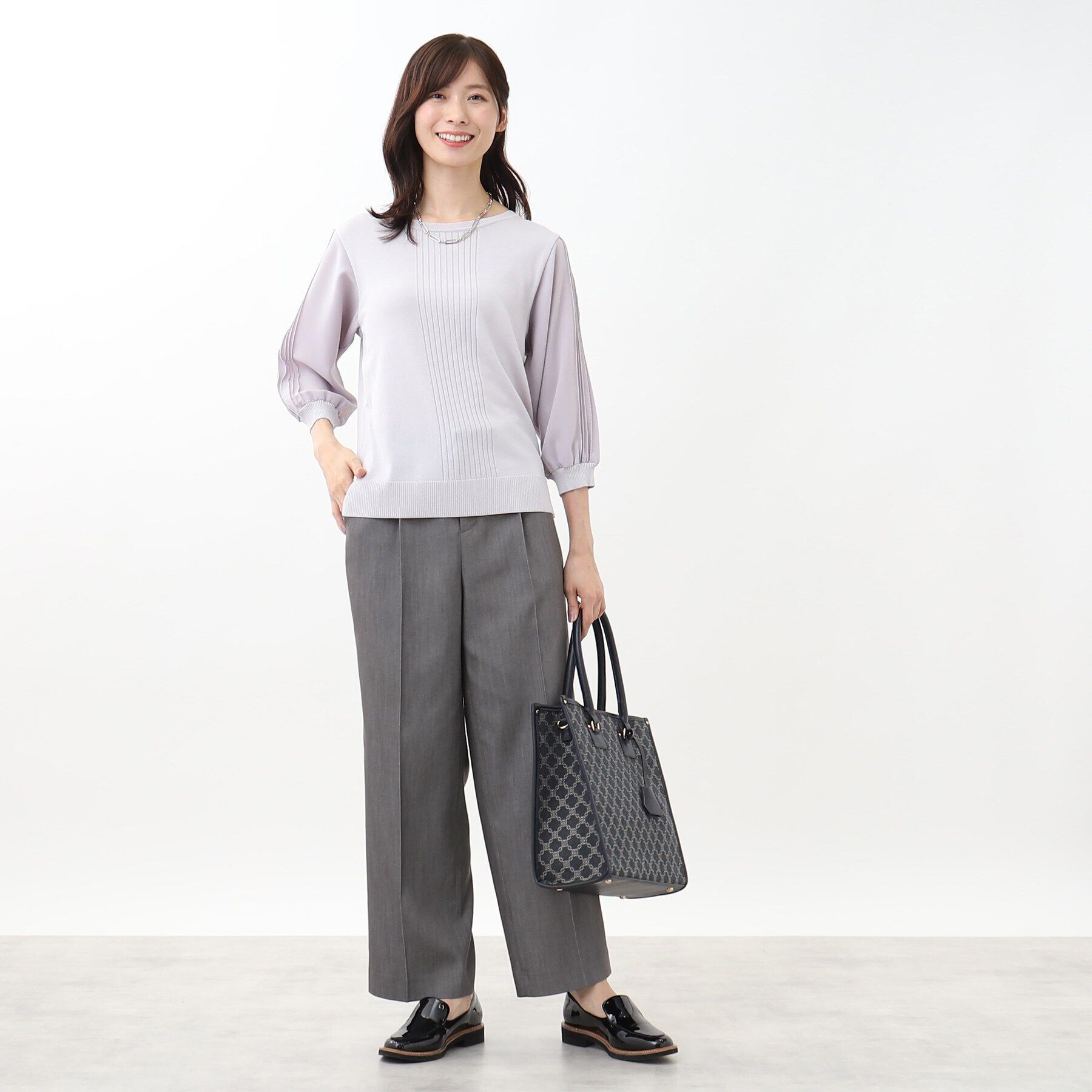 Reflect「【SALE／接触冷感／洗える】デニム調ストレートシルエットパンツ」|その他|