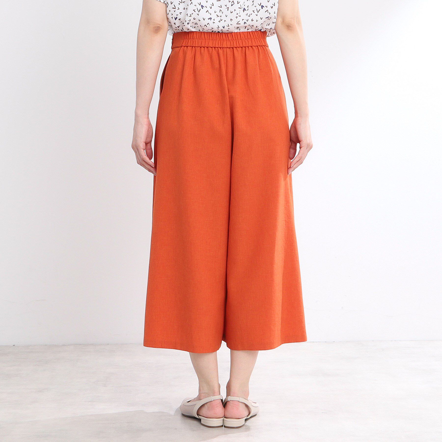 Reflect「【洗える】タックスカート風ワイドパンツ」|その他|