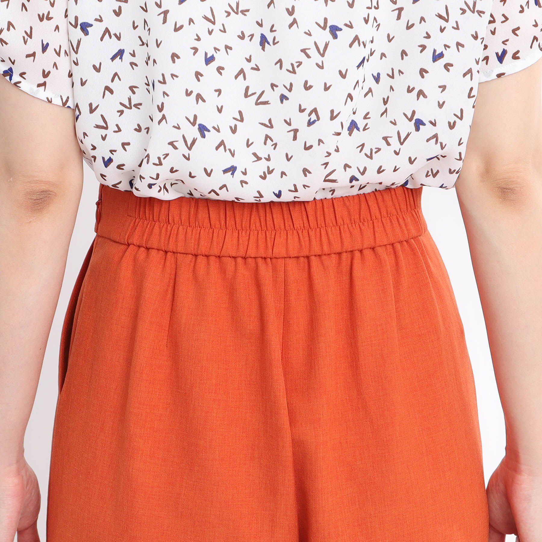 Reflect「【洗える】タックスカート風ワイドパンツ」|その他|