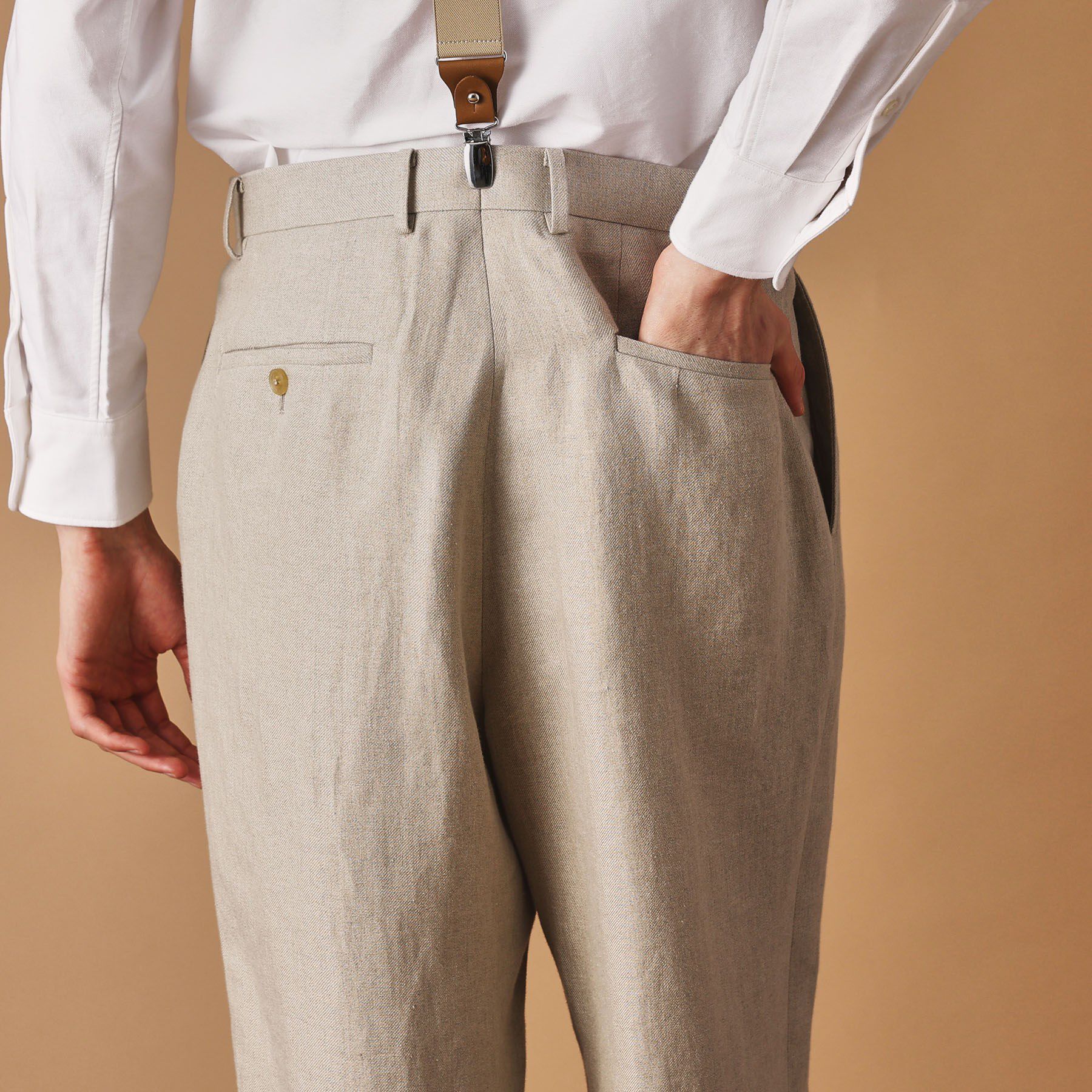 40CARATS&525「リネン ワイドスラックス」|その他|