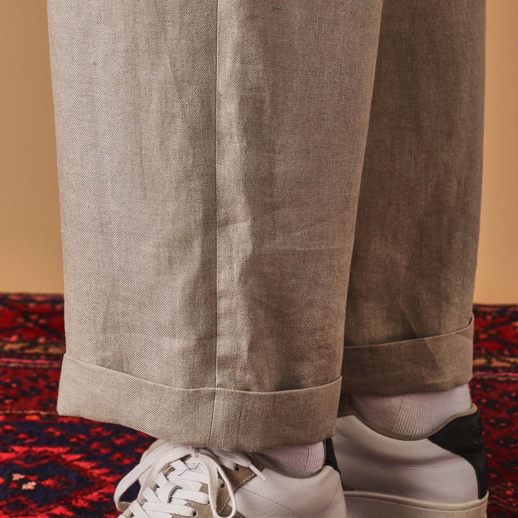 40CARATS&525「リネン ワイドスラックス」|その他|