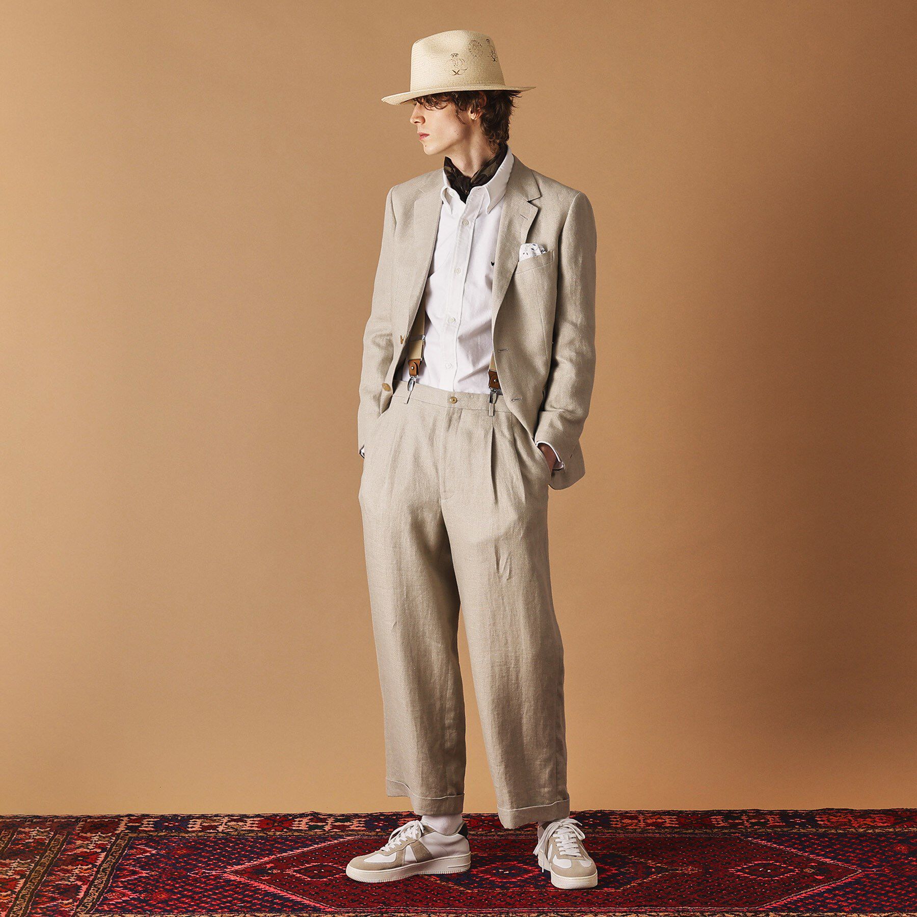 40CARATS&525「リネン ワイドスラックス」|その他|