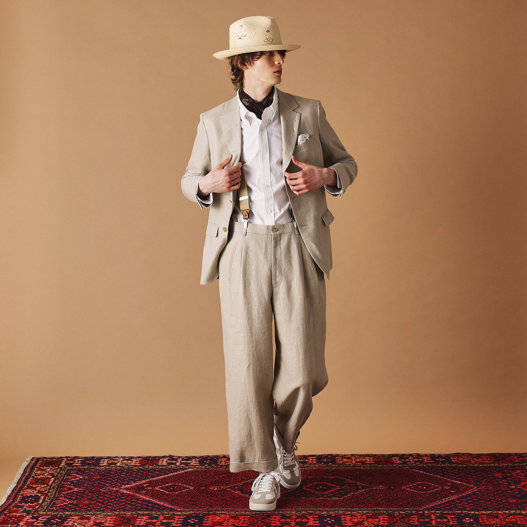 40CARATS&525「リネン ワイドスラックス」|その他|