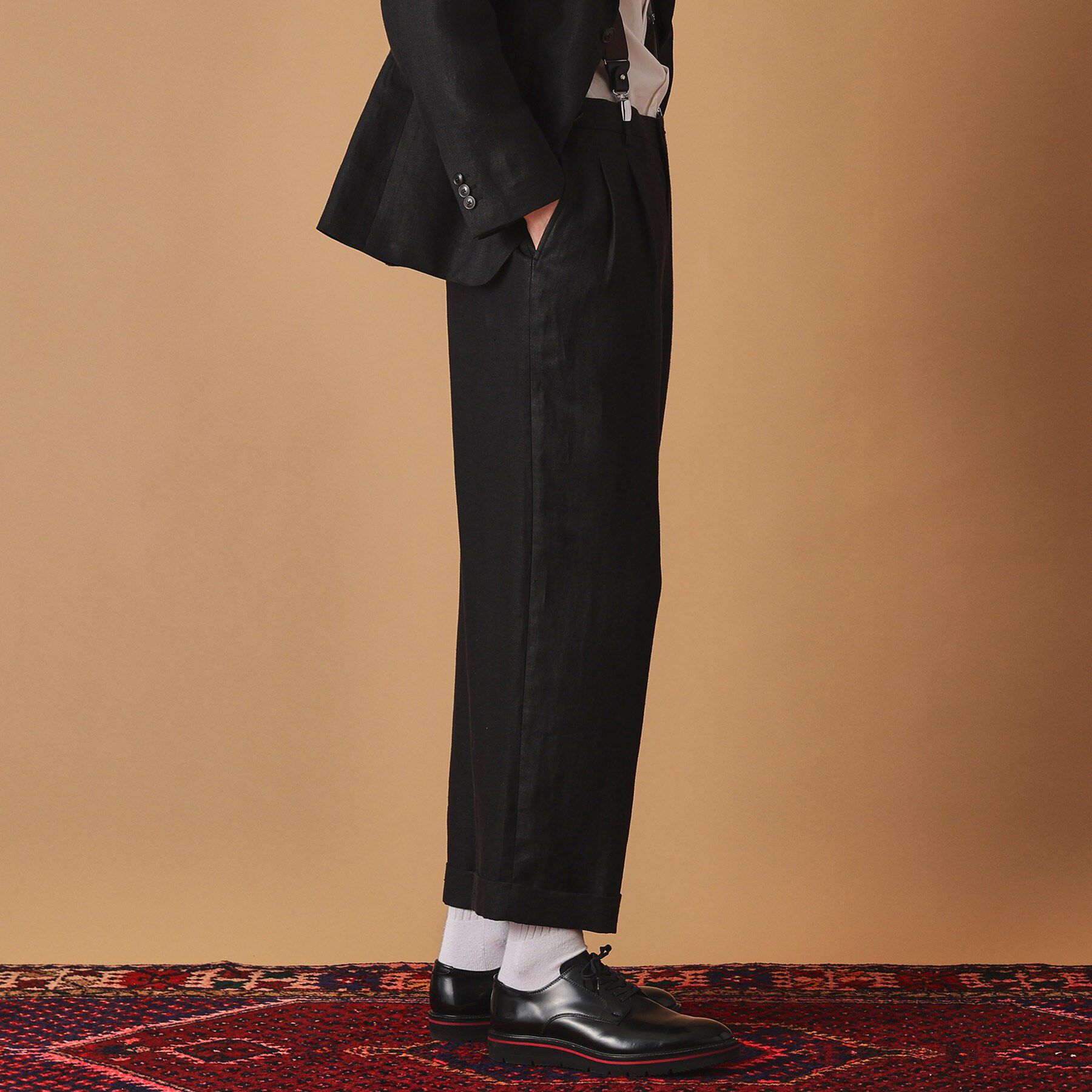 40CARATS&525「リネン ワイドスラックス」|その他|