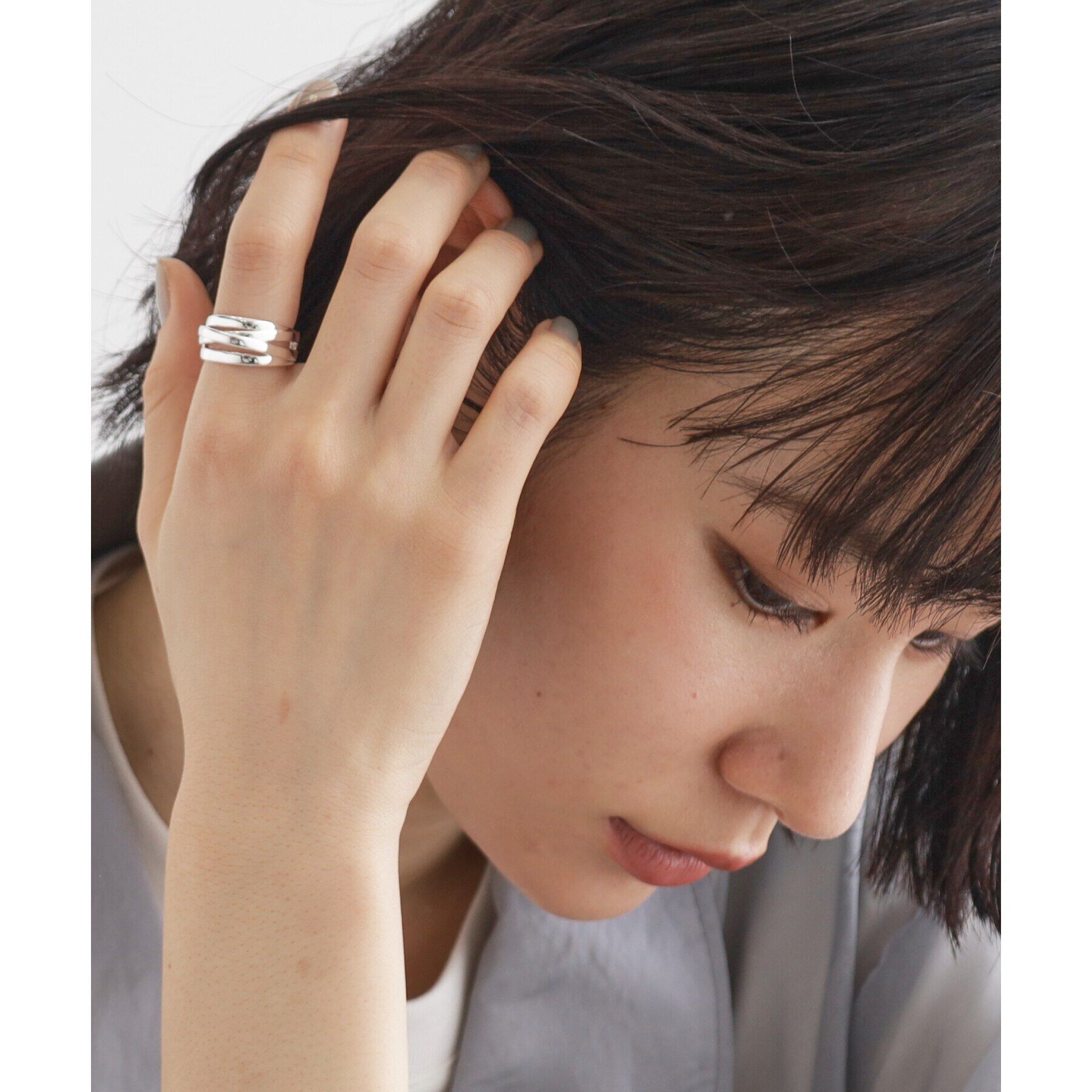 tk.TAKEO KIKUCHI「【BOX付】レイヤーリング」|リング|