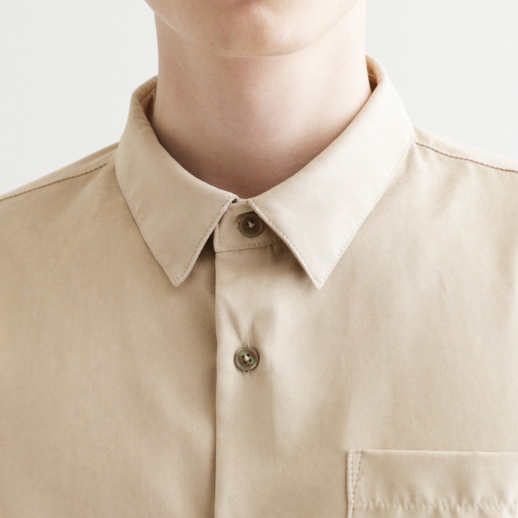 tk.TAKEO KIKUCHI「ナイロンスエードライクシャツ」|シャツ・ブラウス|