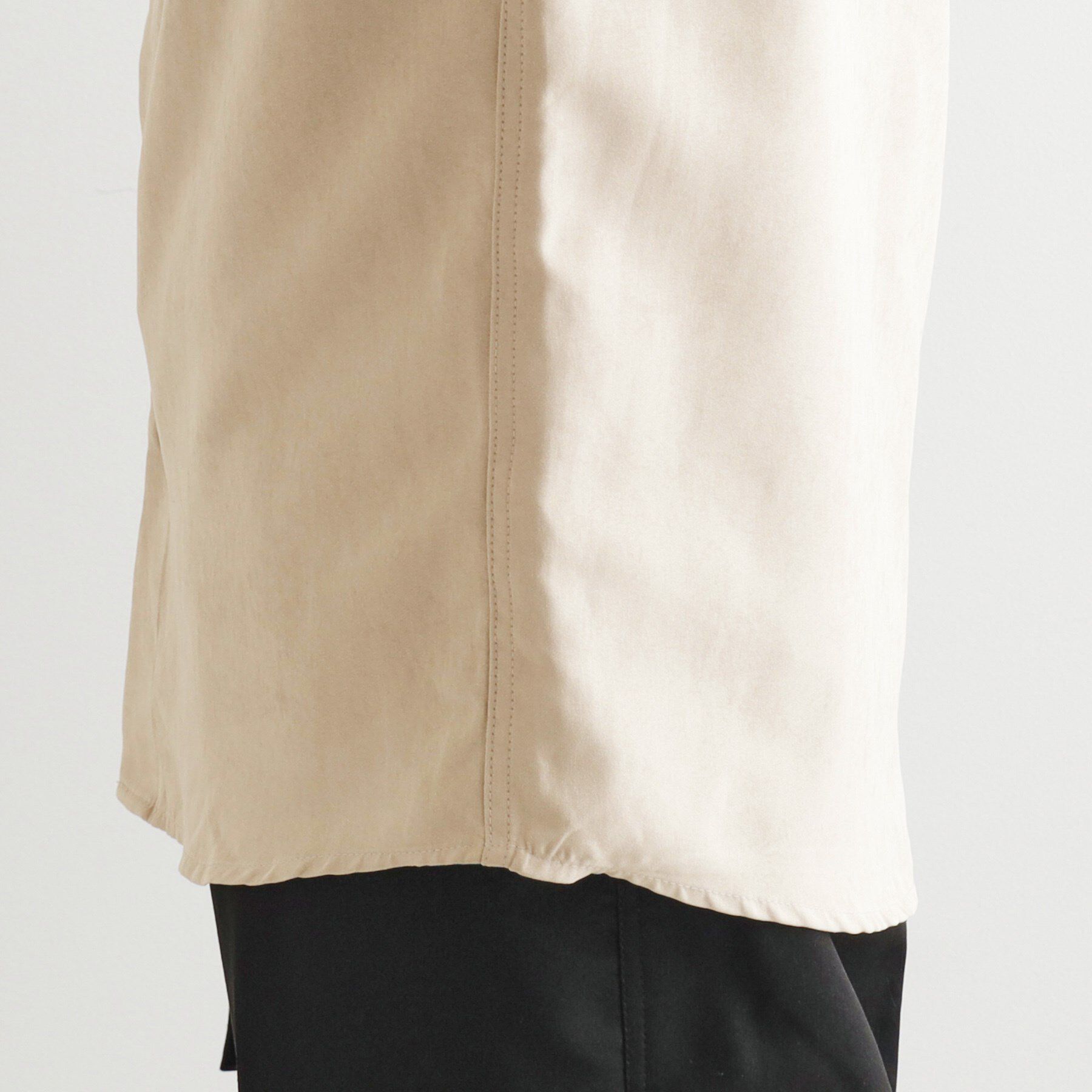 tk.TAKEO KIKUCHI「ナイロンスエードライクシャツ」|シャツ・ブラウス|