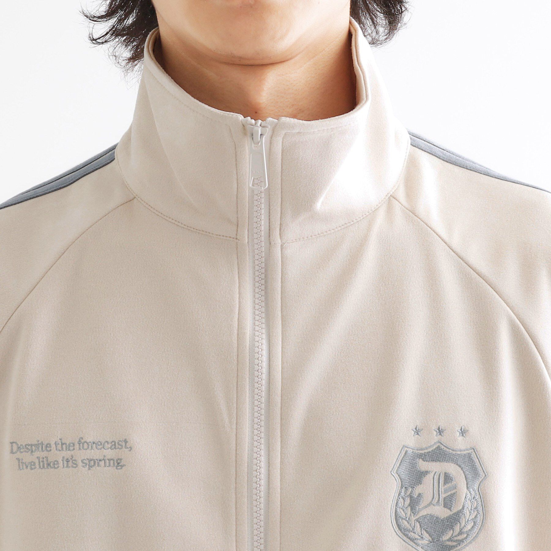 tk.TAKEO KIKUCHI「スエードライクトラックジャケット」|ブルゾン・スタジャン|